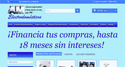 Desktop Screenshot of amelectrodomesticos.com